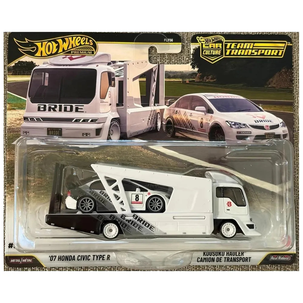 Hot Wheels Premium Team Transport – '07 Honda Civic Type R & Kousoku Hauler