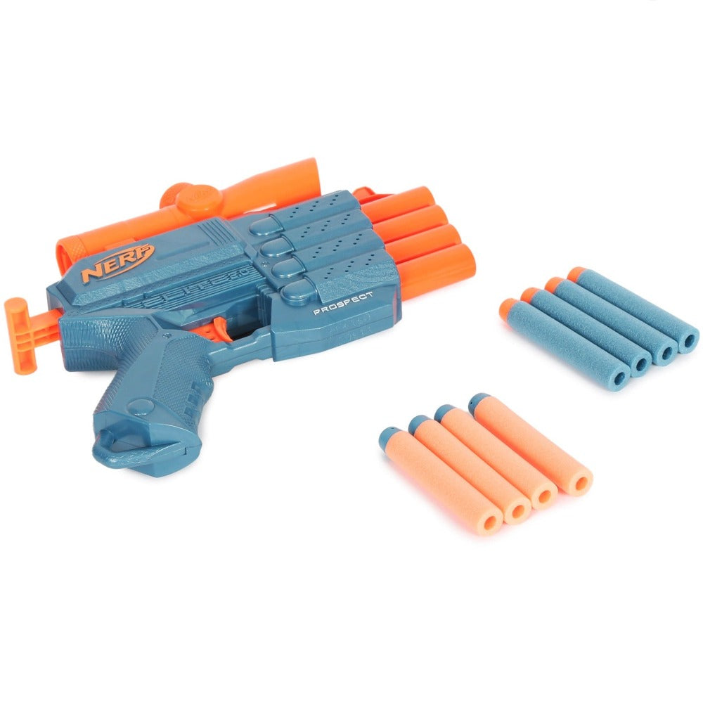 Original Nerf Elite 2.0 Prospect QS4 Dart Blaster with 8 Darts by Hasbro