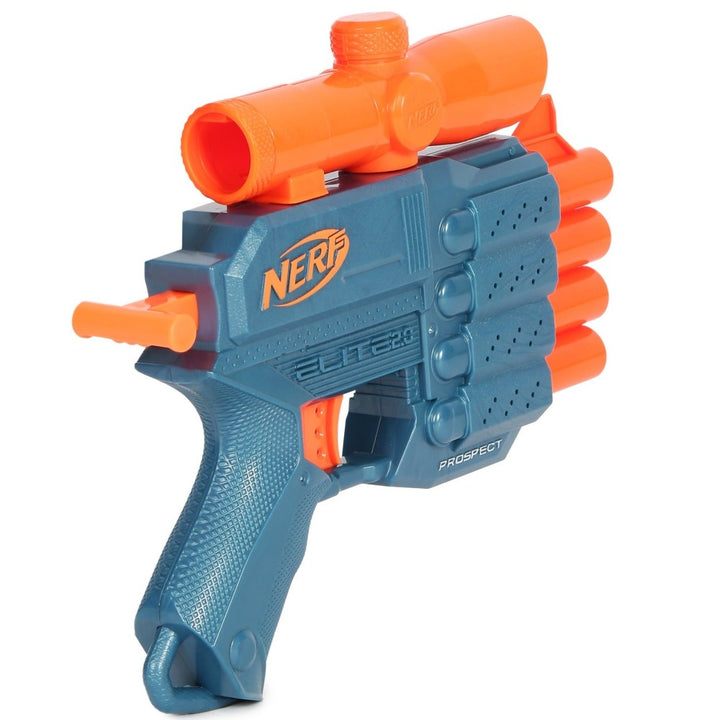 Original Nerf Elite 2.0 Prospect QS4 Dart Blaster with 8 Darts by Hasbro