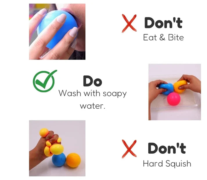 Scoobies Tint Twirlers – Color-Changing Fidget Balls | Set of 3 | Stress Relief & Sensory Play
