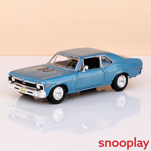 Maisto Original 1970 Chevrolet Nova SS Licensed Diecast Car | 1:24 Scale (14 Years till Grown Ups)