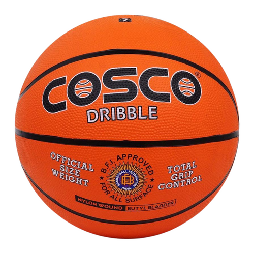 Cosco Dribble Basketball Size 7 Molded Rubber - 13013 (15 Years till Grown Ups)