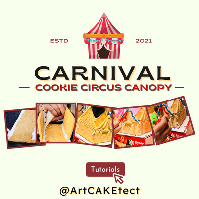 Carnival Cookie Circus Canopy (House of Cookie Kit) | COD Not Available