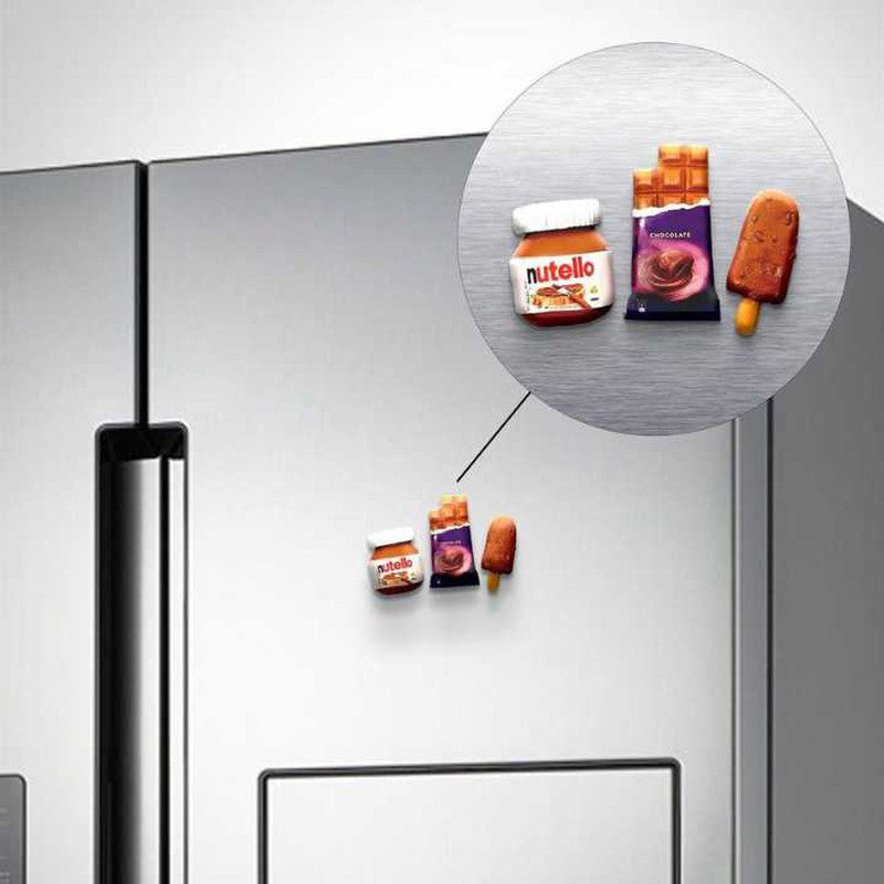 3D Chocolate Miniature Food Fridge Magnet