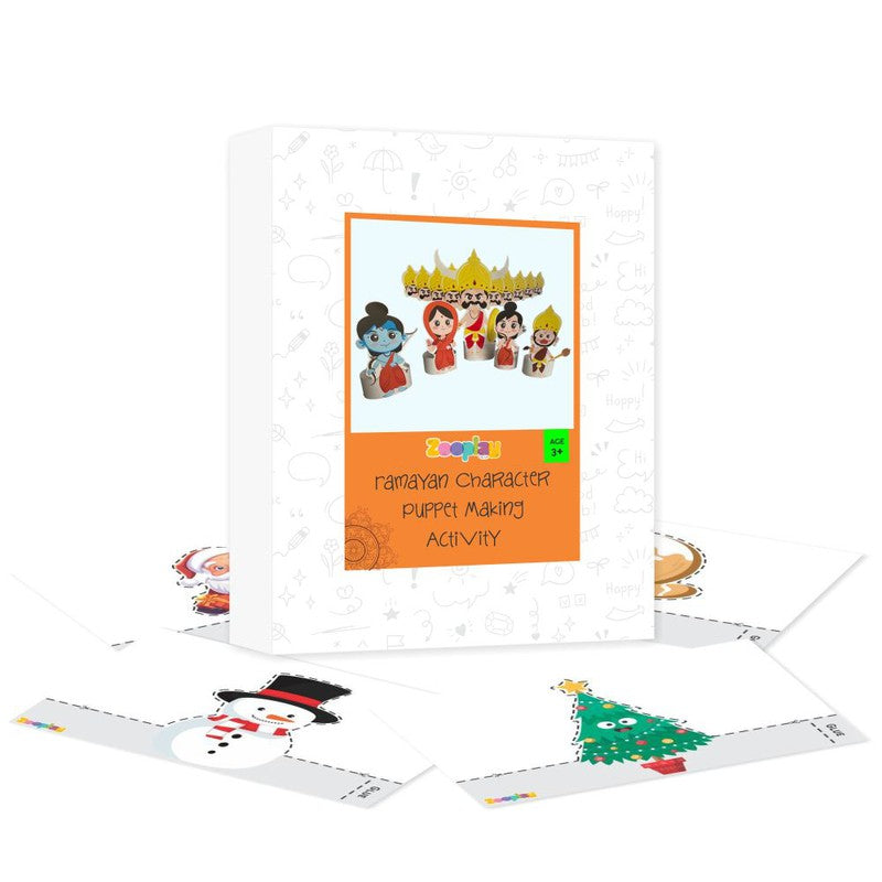 DIY Ramayan Characters Puppet Activity Kit