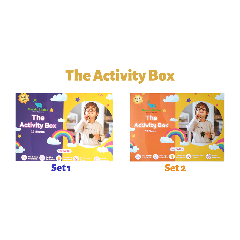 Kids Activity Box | 30 Sheets | Age 2+ | Learning and Educational Toy