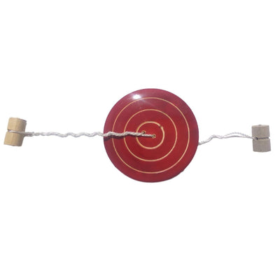 Wooden Whirling Button Spinner Toy