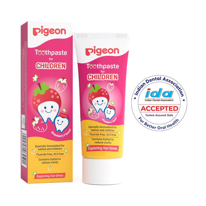 Pigeon Toothpaste for Children - Contains Xylitol to Reduce Cavity