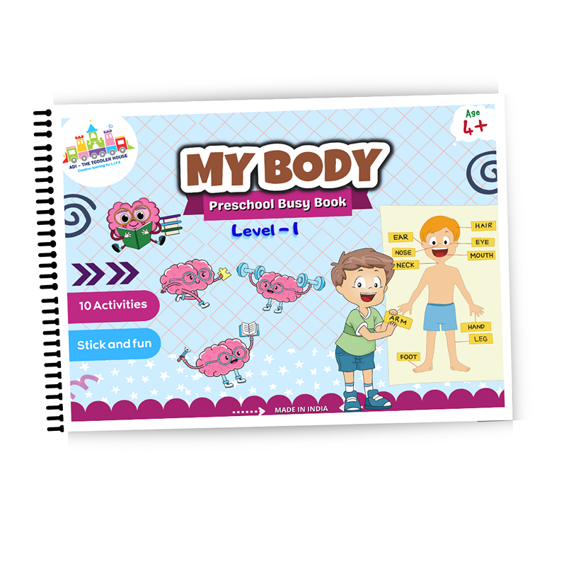 My Body Level 1 – Preschool Busy Book Binder