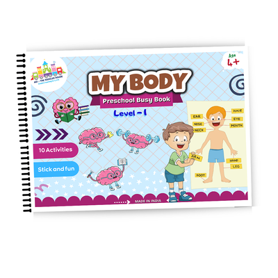 My Body Level 1 – Preschool Busy Book Binder