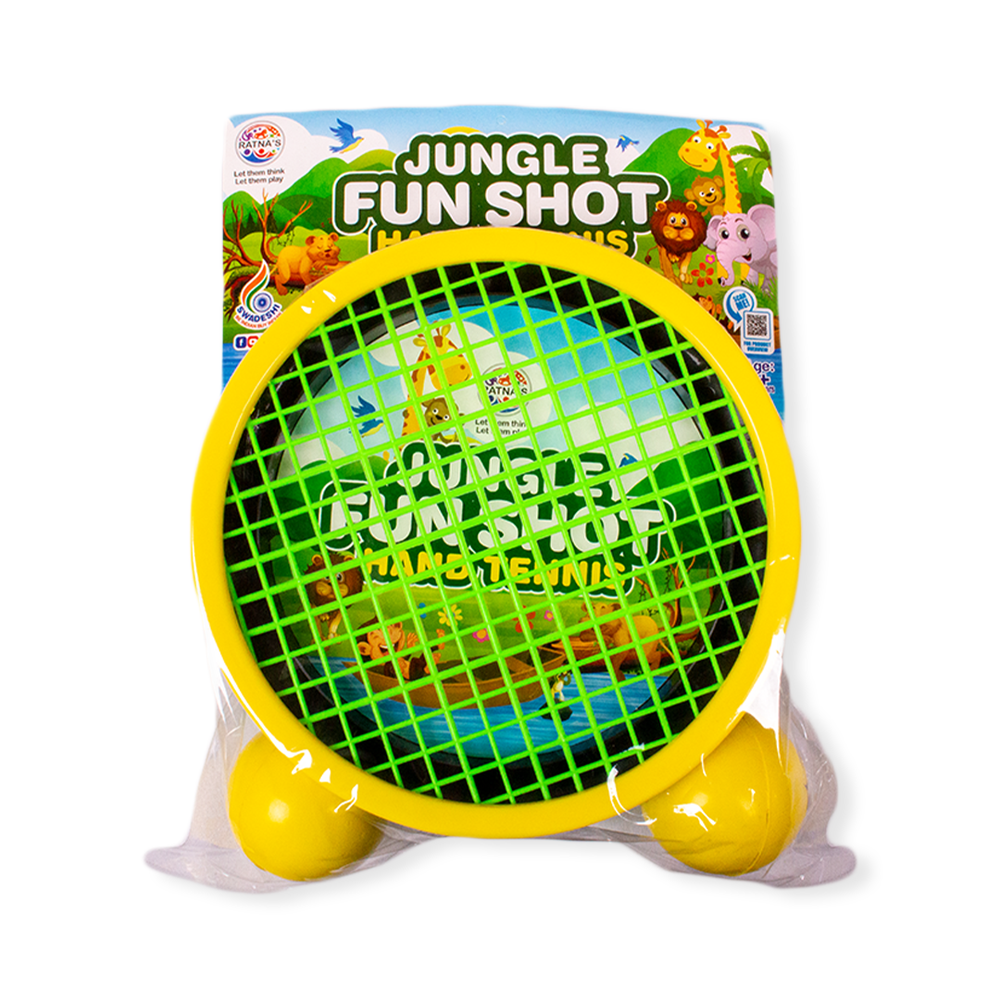 Return Gifts (Pack of 3,5,12) Jungle Fun Shot Hand Tennis