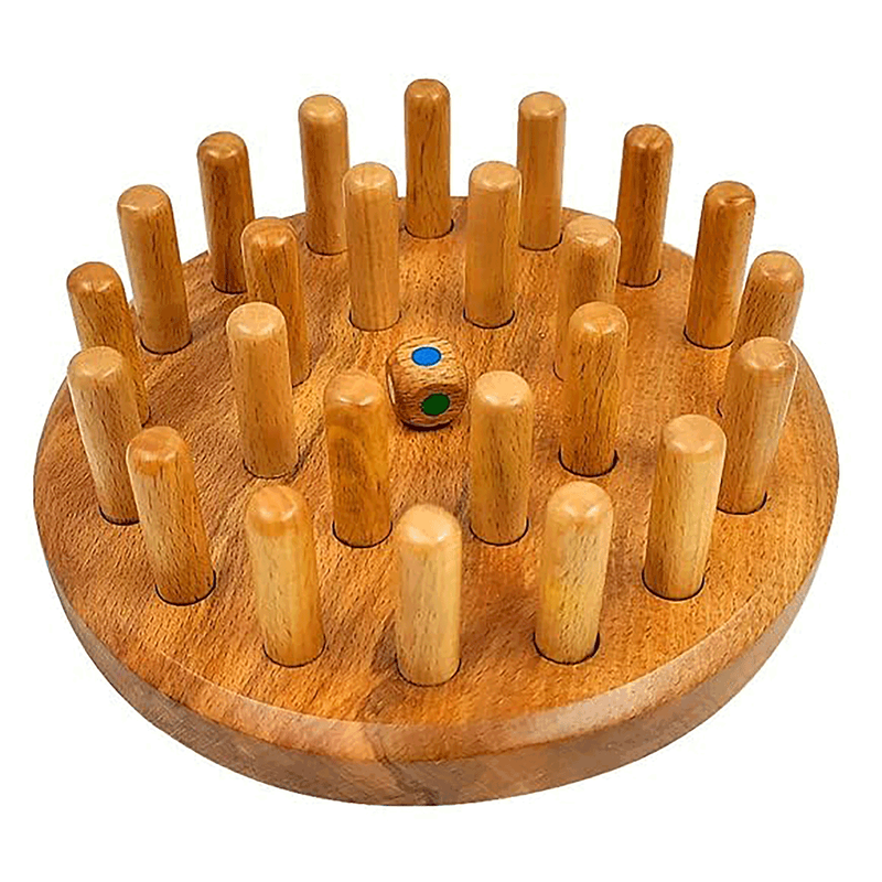 Wooden Memory Matchstick Chess Game