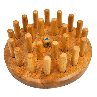 Wooden Memory Matchstick Chess Game