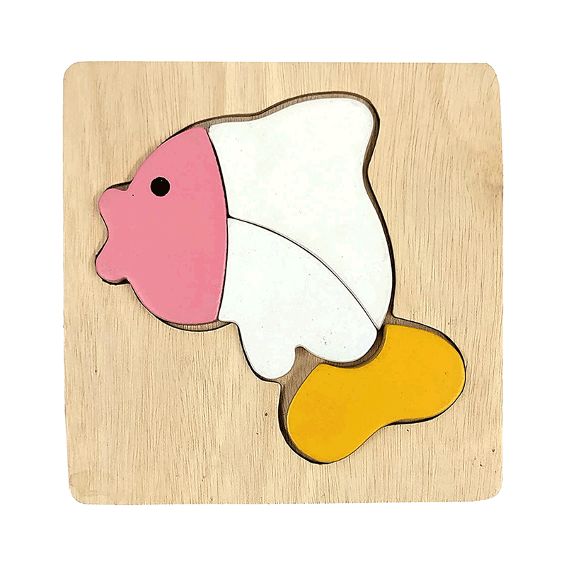 Wooden Fish Puzzle Toy Game