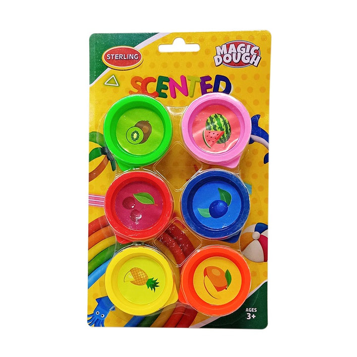 Pack of 6 Magic Dough Scented - 25g (2-8 Years)