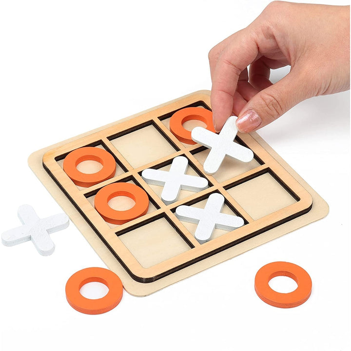 Wooden Tic Tac Toe Board Game