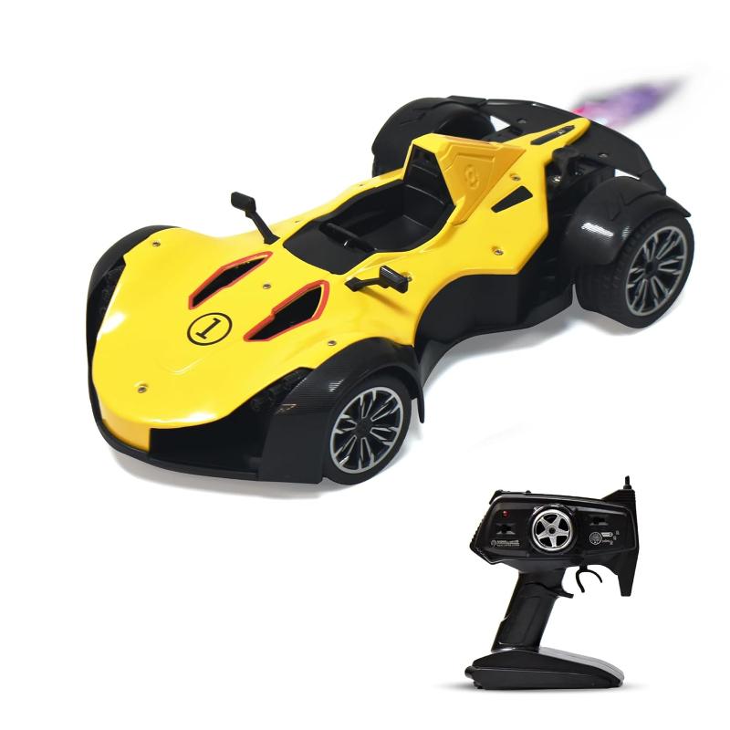 Diecast Remote Control Mist Spray Racing Car F1 with LED Light & Sound | 1:12 Scale Model