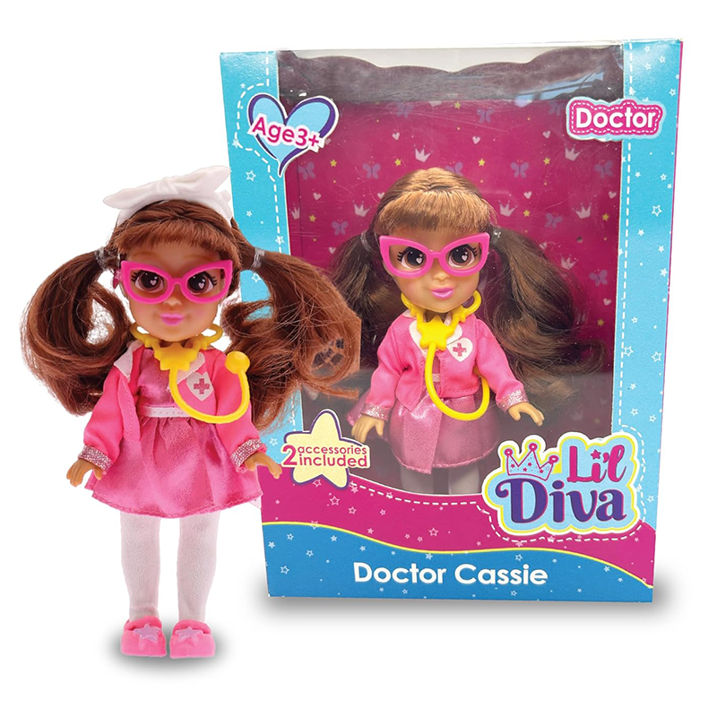 Li'l Diva Doctor-Cassie (6" Doll)