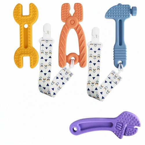 Kidology Silicone Baby Chew Teether Toy | Soft Sensory Teething Toy for Infants