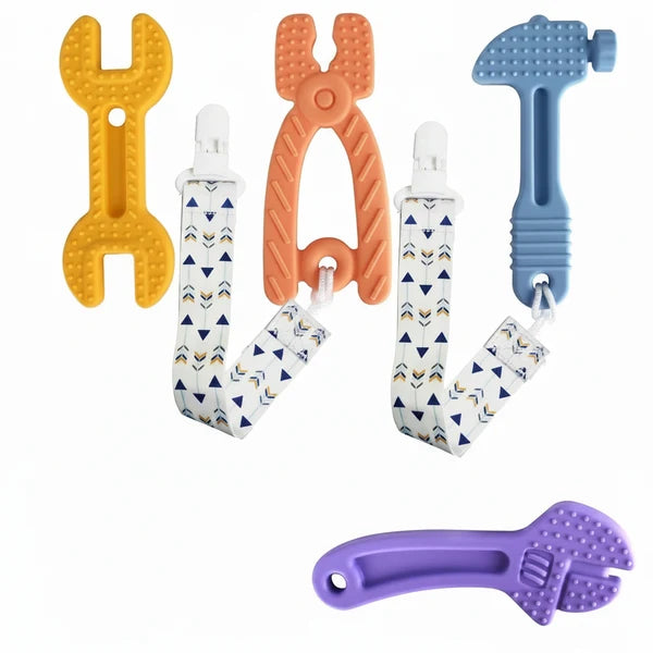 Kidology Silicone Baby Chew Teether Toy | Soft Sensory Teething Toy for Infants