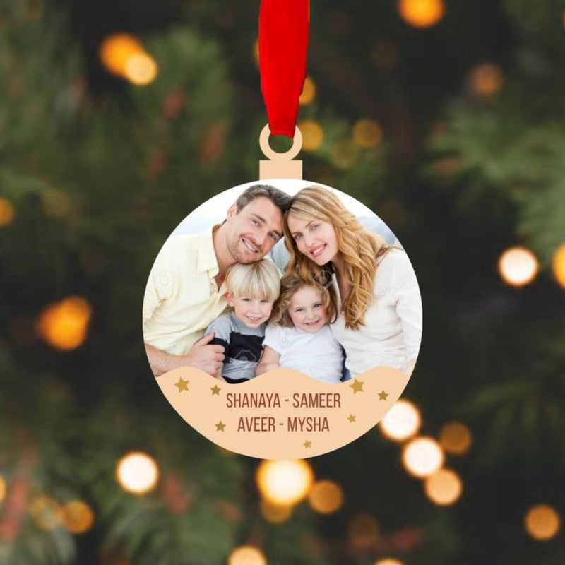 Personalised Wooden Ornament | COD Not Available