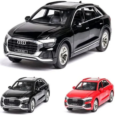 1:24 Scale Big Die-Cast Metal Car Resembling Audi Q8 With 6 Openable Doors, Light & Sound - Assorted Colours