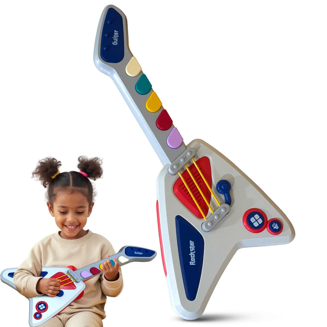 Kidology Interactive Electric Guitar Toy | Musical Instrument Learnings