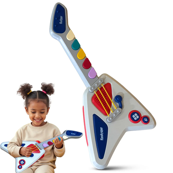 Kidology Interactive Electric Guitar Toy | Musical Instrument Learnings