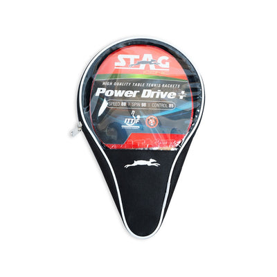 STAG ICONIC Power Drive plus Table Tennis Racquet with Wooden case