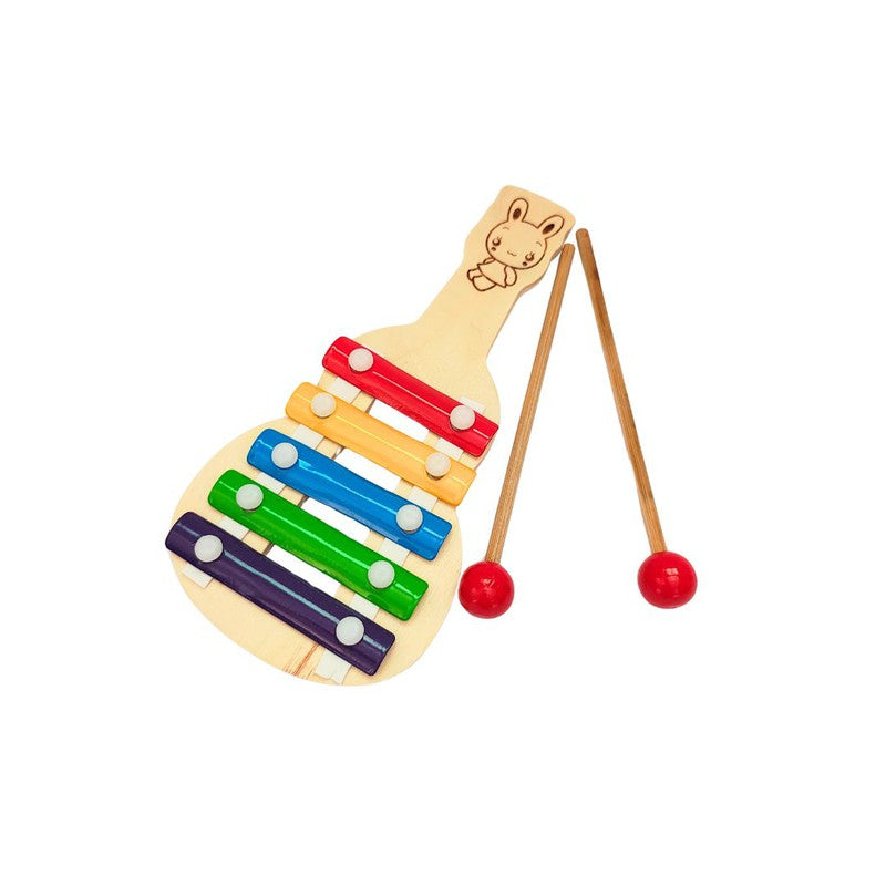 Wooden Xylo-Guitar Toy for Kids | Musical Toy with 5 Notes