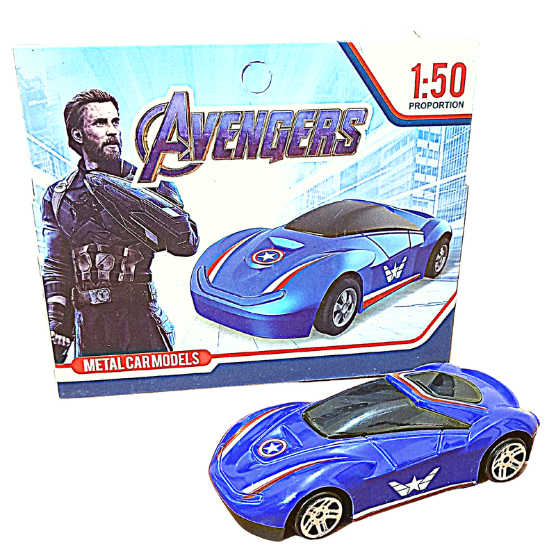 Metal Cars Die Cast Car - Mini Diecast Small Set (Captain America Die Cast)