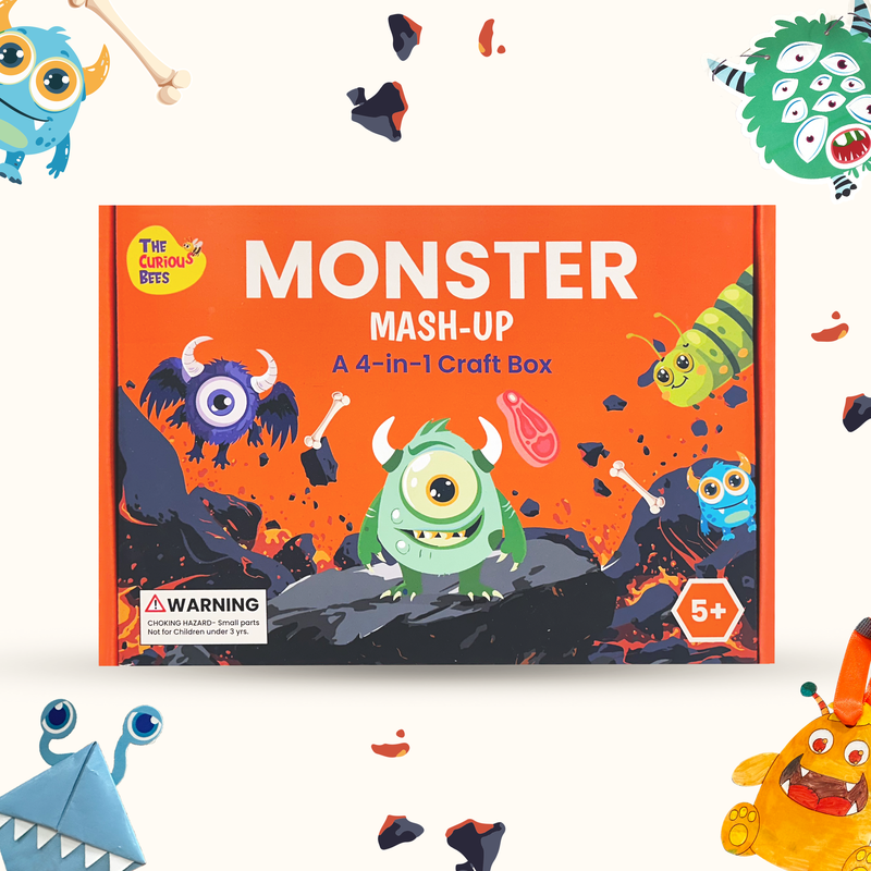 DIY Monsters Craft Box for Kids