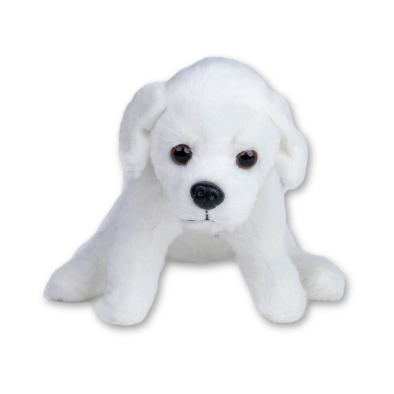 Buy Soft Toy Labrador Dog Stuffed Animal White Length 30.4 CM On Snooplay India