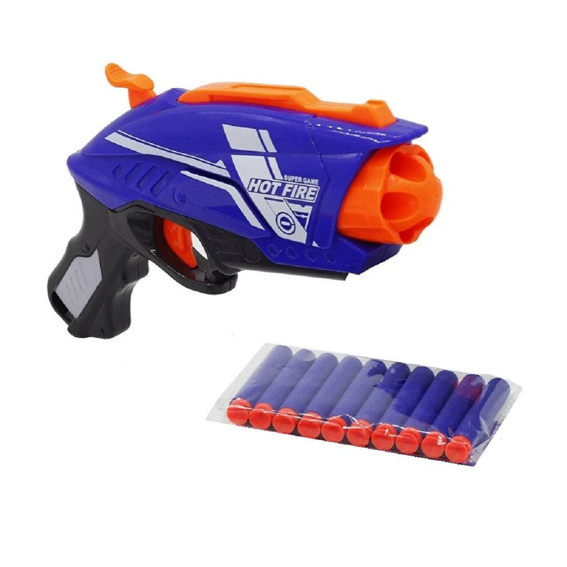 Hot Fire Soft Blasters Blaze Storm Bullet Blaster with 10  Foam Bullets