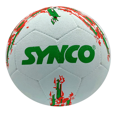 Flag Molded Rubber Football (Italy-White)