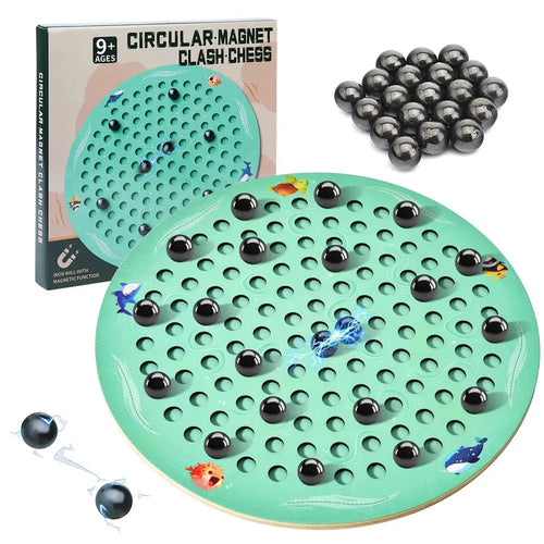 Kidology Circular Magnet Clash Chess Game