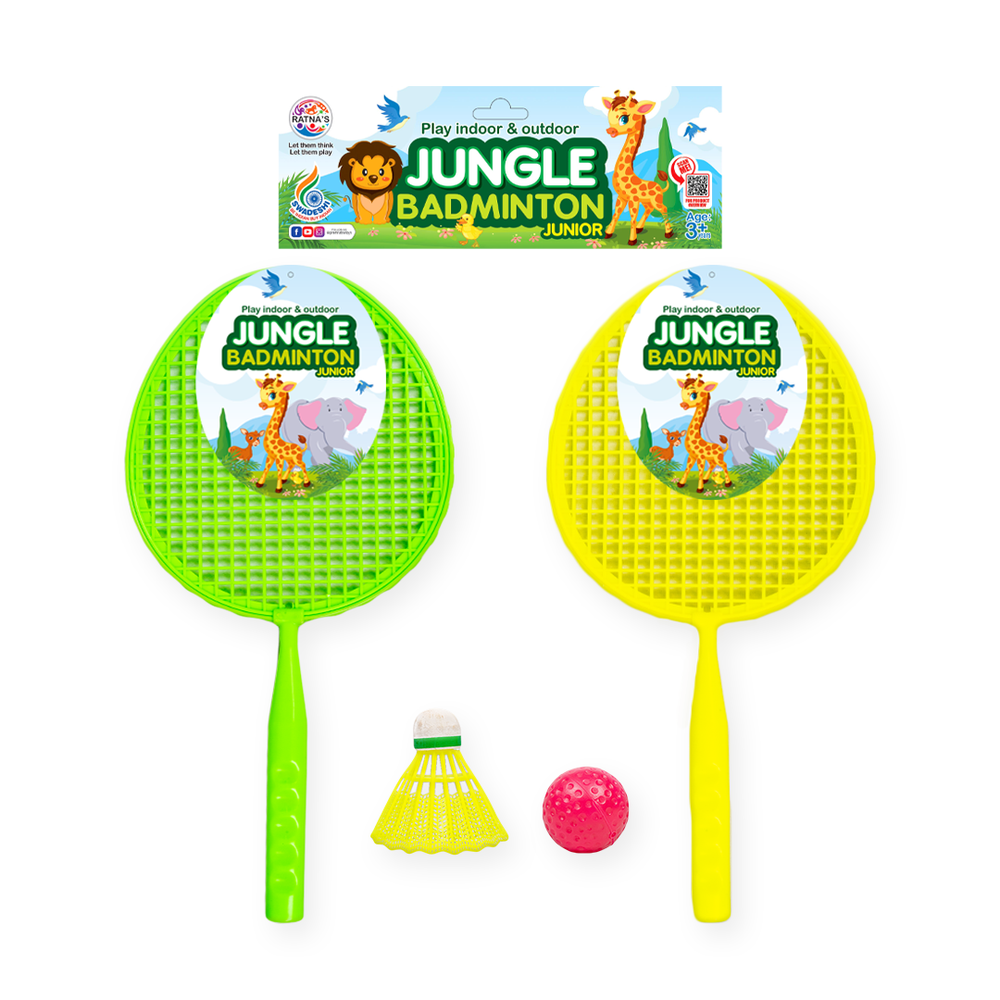 Return Gifts (Pack of 3,5,12) Happy Time Badminton Set Junior Jungle