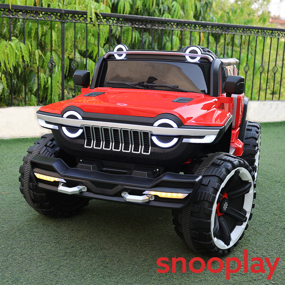 Parental & Self Control | Battery 4x4 Ride-On Jeep | Bluetooth Connectivity, Honk, Music & Light (1.5-8 Years)