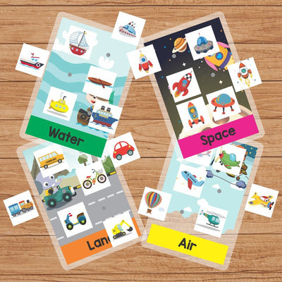 Educational Sorting Mat Puzzle