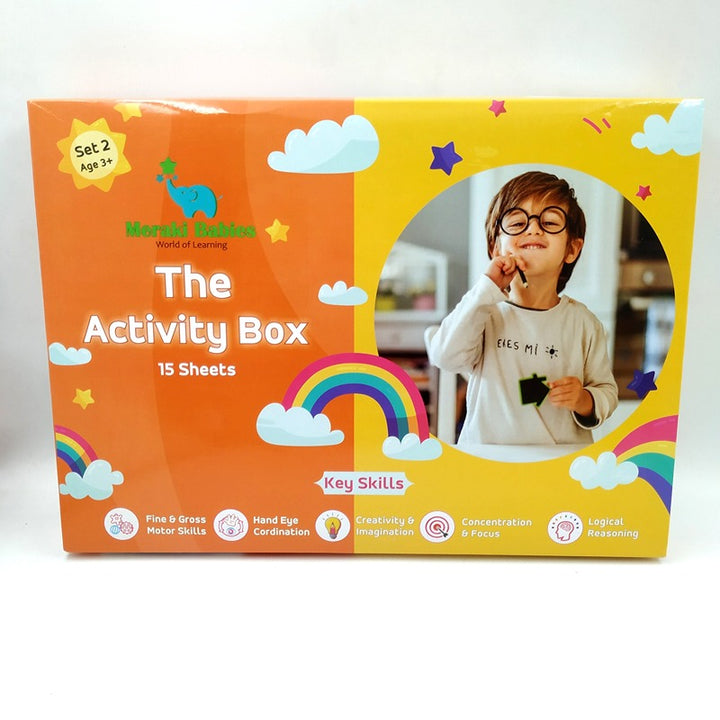 Kids Activity Box | 15 Sheets | Age 3+ | Learning and Educational Toy