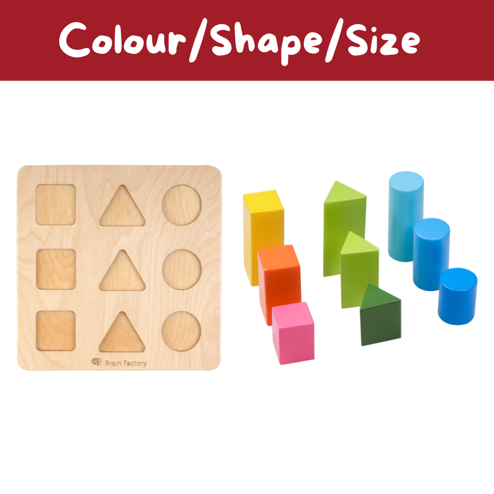 Shape Sorting Wooden Puzzle Toy (1-2 Years)