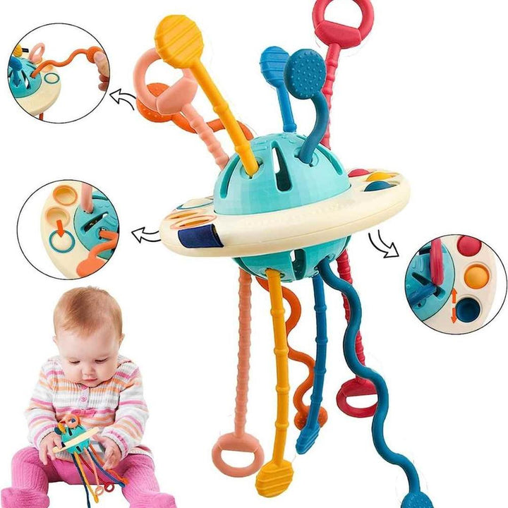 Kidology New Octopus Silicone Pulling Toy