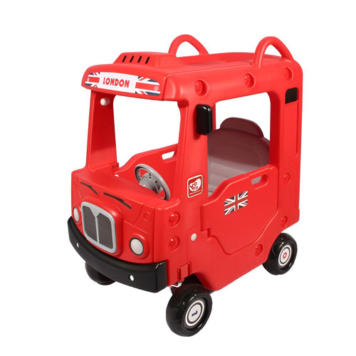 YAYA Bus Roof Top Car Ride On with Lights & Music (1.5-8 Years)