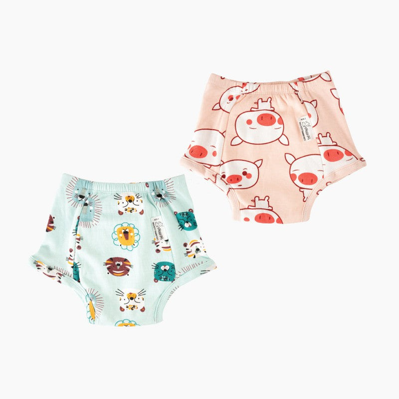 Snug Potty Training Pull-up Pants for Babies/ Toddlers/Kids. Snug Farm Collection  (Size 1, Fits 1 years – 2 years) - Pack of 2