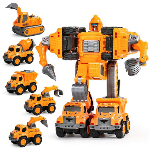 Kidology 5-in-1 Robot Transformer Toy Set