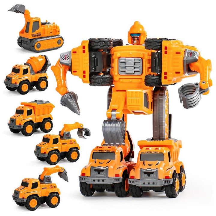 Kidology 5-in-1 Robot Transformer Toy Set