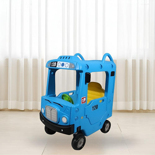 YAYA Bus Roof Top Car Ride On with Lights & Music (1.5-8 Years)