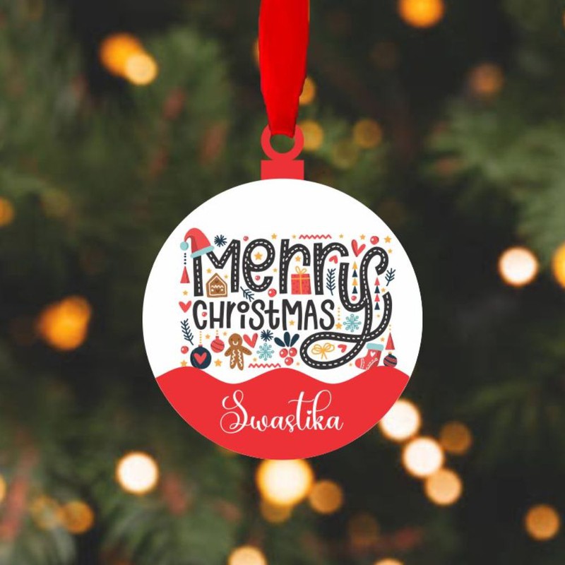 Personalised Wooden Ornament | COD Not Available