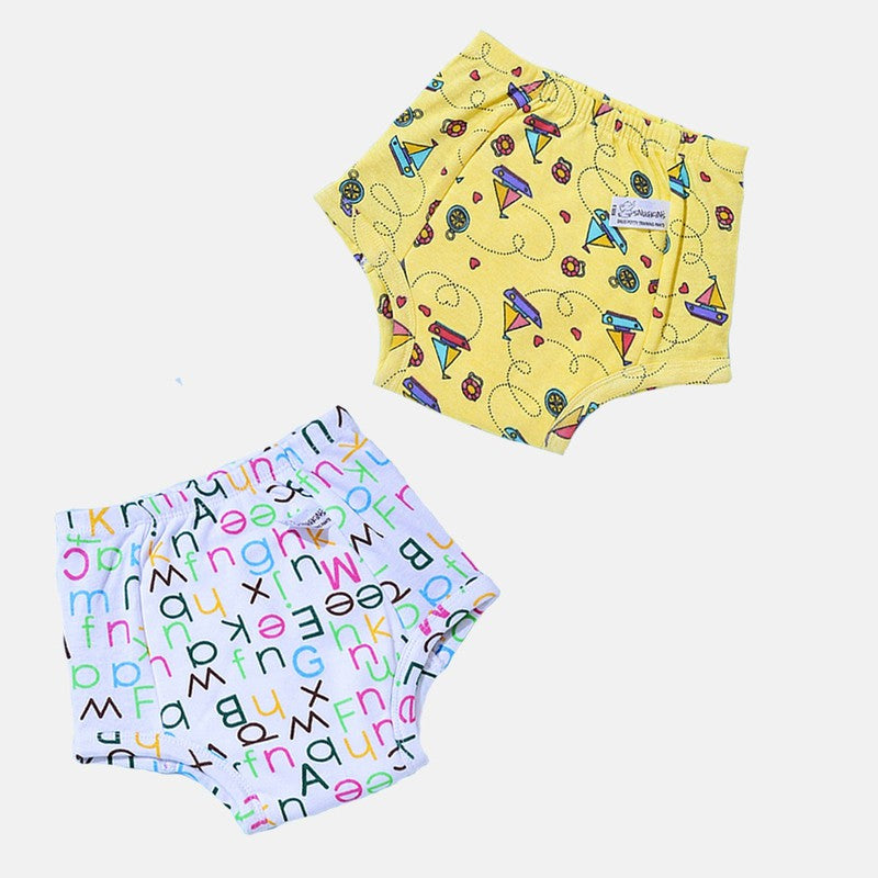 Snug Potty Training Pull-up Pants for Babies | Potty Training Underwear for Babies Pack of 2 ( Size 1, Fits 1 years – 2 years)