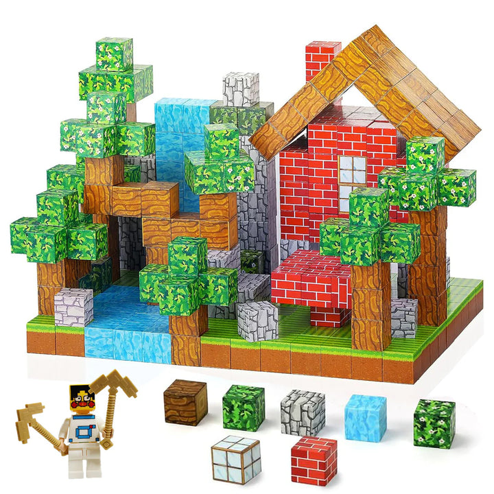 Kidology 75 Pieces Magnetic Creative Builder Blocks | Magnetic Construction & Learning Toy